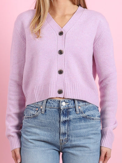 Marion Cardigan in Soft Dahlia