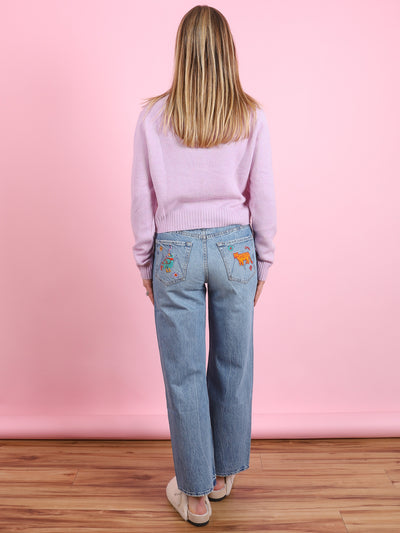 Marion Cardigan in Soft Dahlia