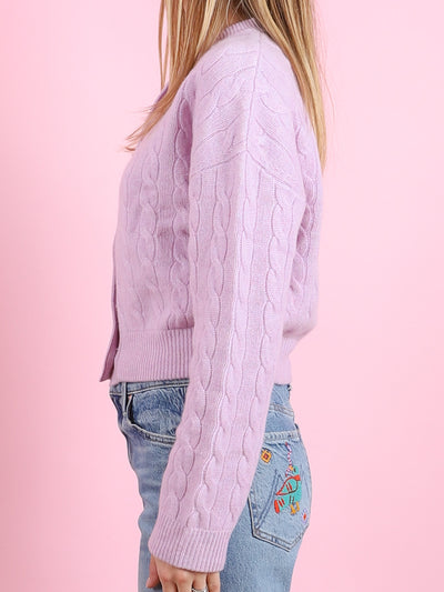 Cassie Cardigan in Soft Dahlia