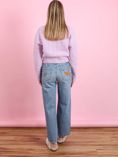 Cassie Cardigan in Soft Dahlia