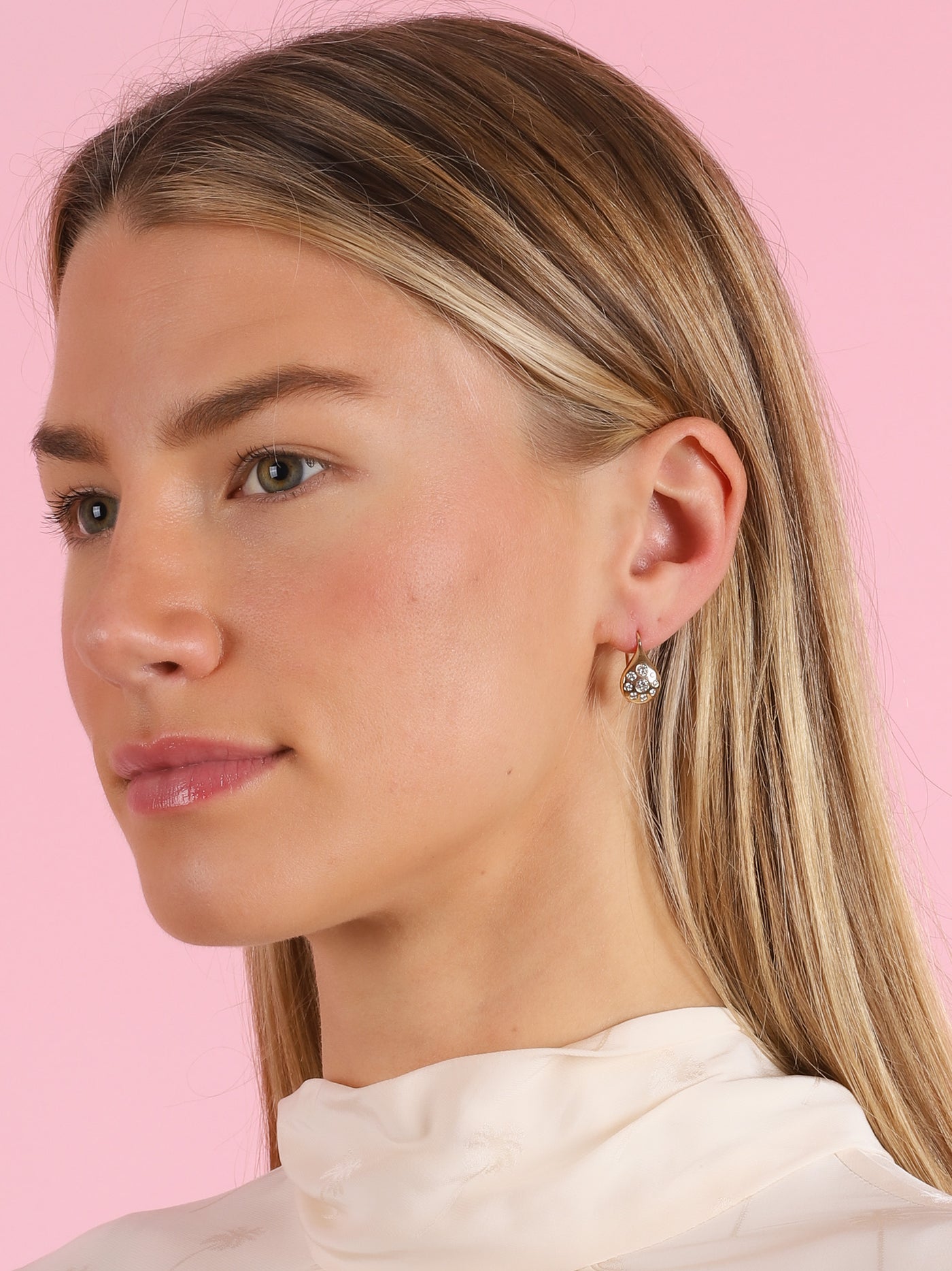 Small Petal Drop Earrings