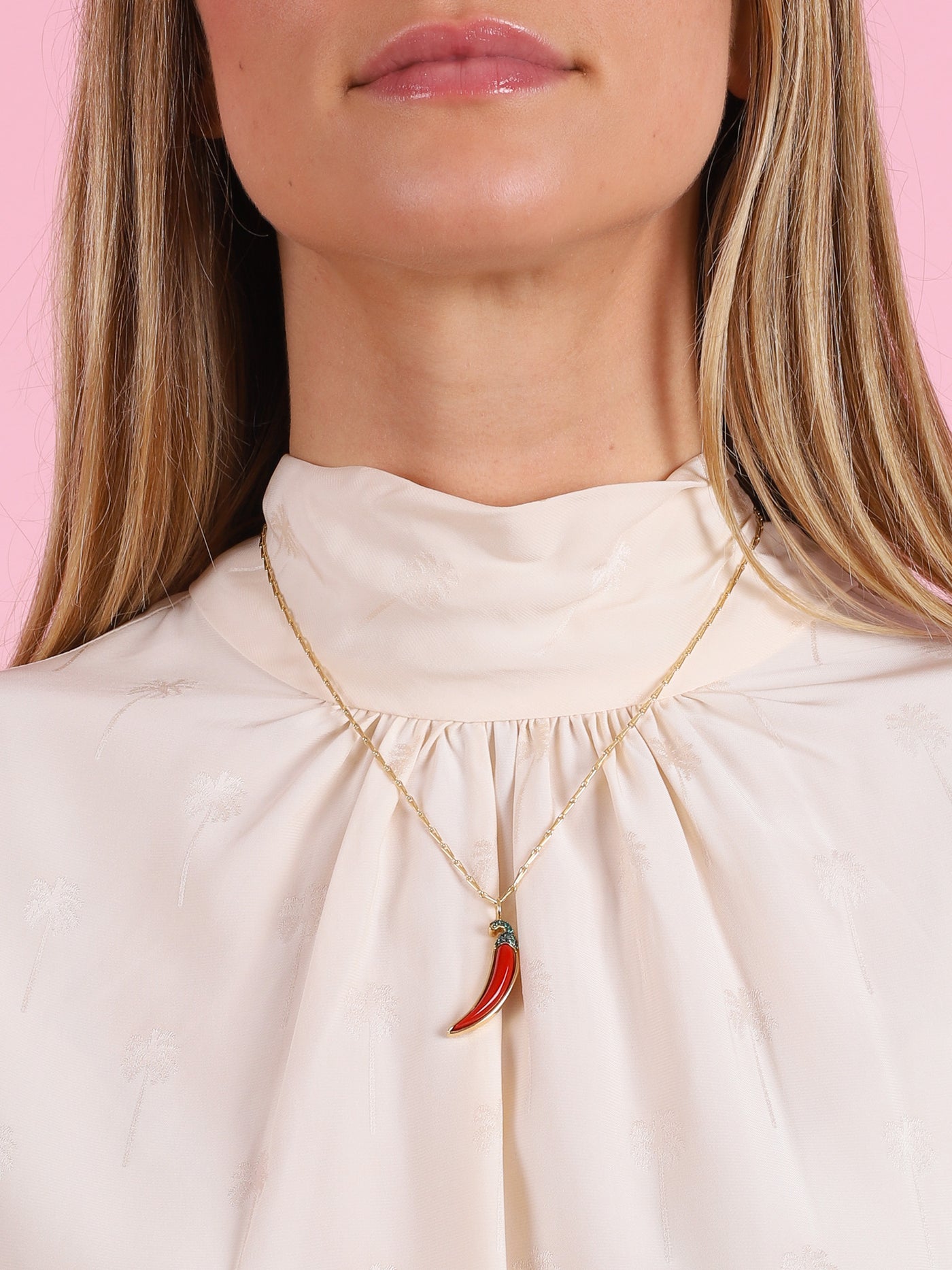 Chili Pepper Pendant Necklace