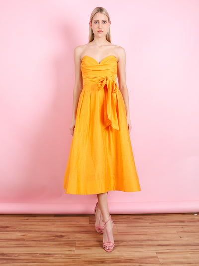 Cera Strapless Midi