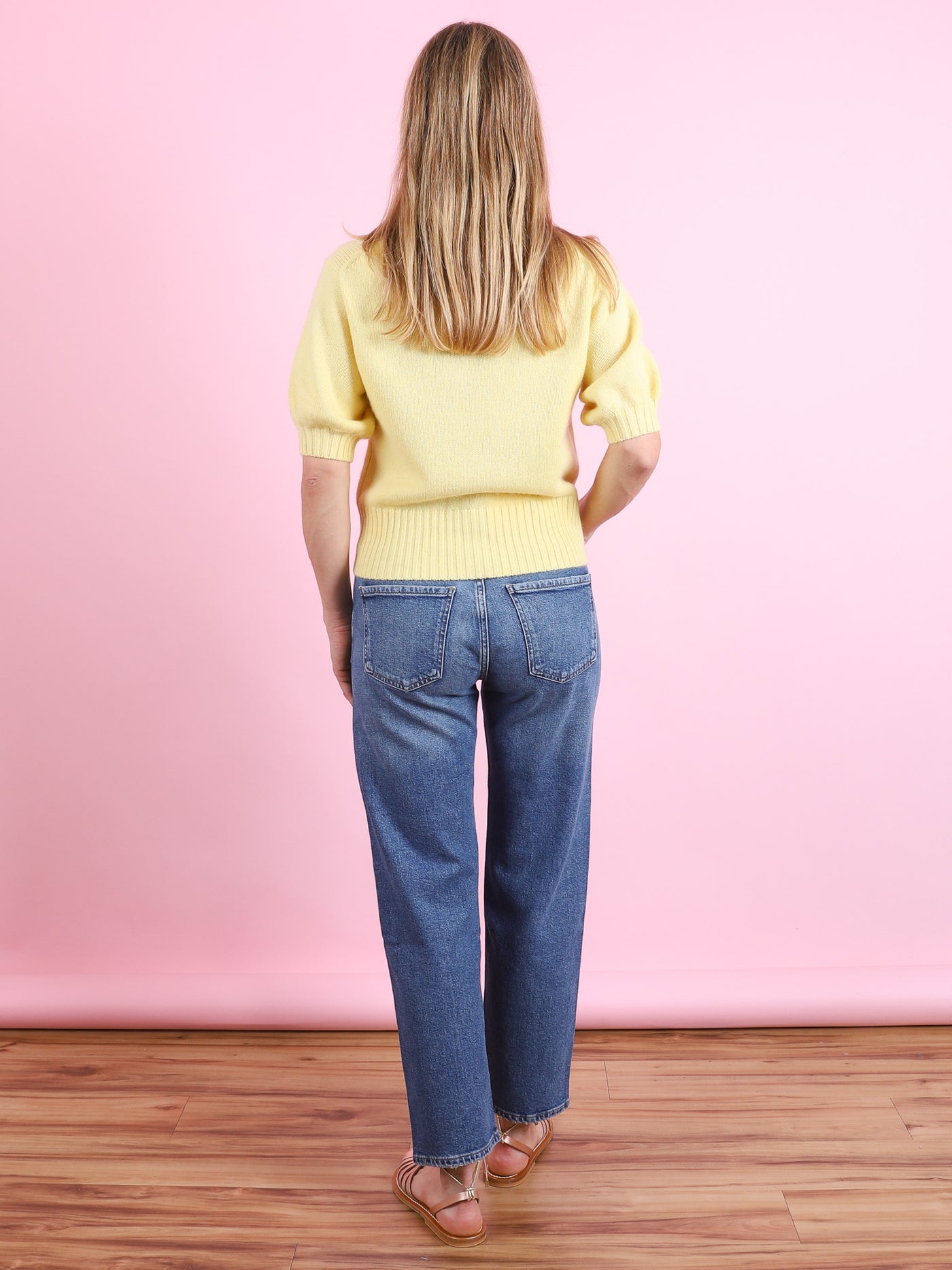 RD Cardigan in Egg Yolk