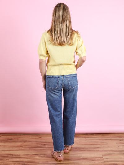 RD Cardigan in Egg Yolk