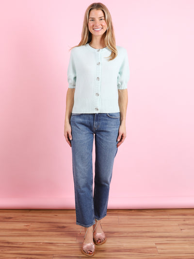 RD Cardigan in Flower Milk