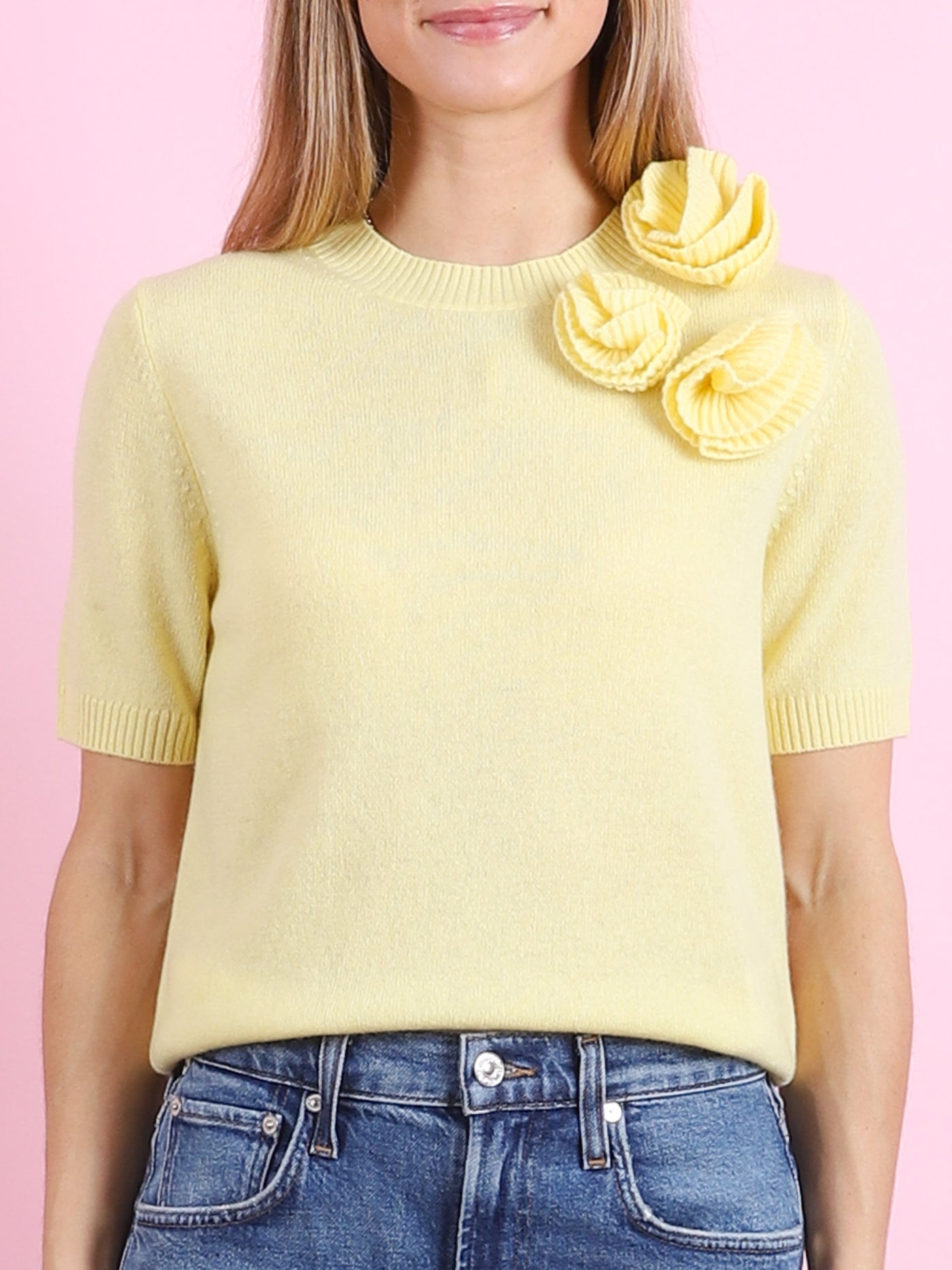 RD Sweater in Egg Yolk