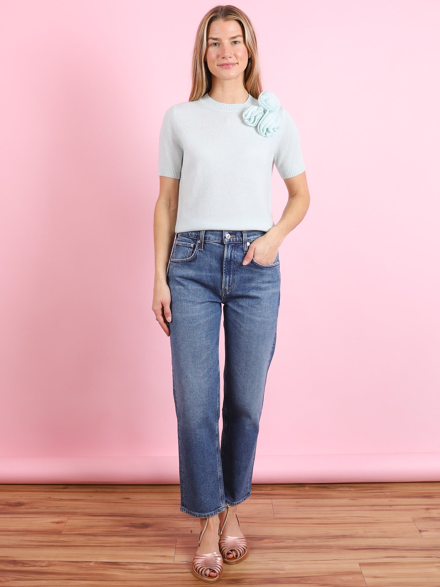 RD Sweater in Flower Milk