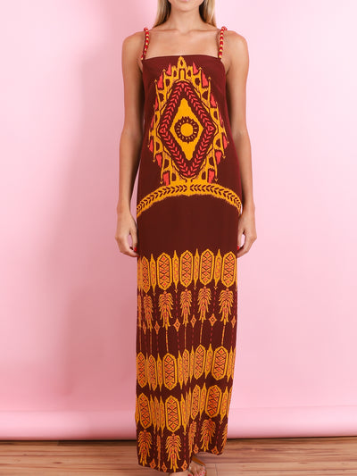 Tribal Circle Maxi Dress