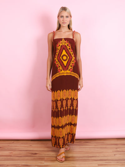 Tribal Circle Maxi Dress