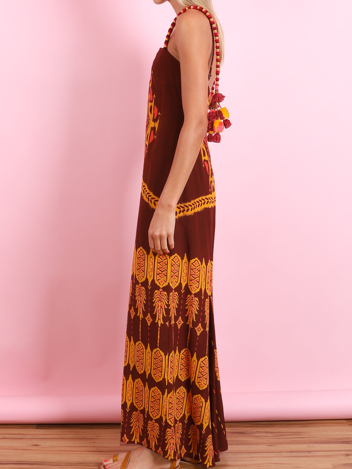 Tribal Circle Maxi Dress