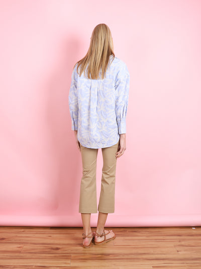 Embroidered Stripe Shirt