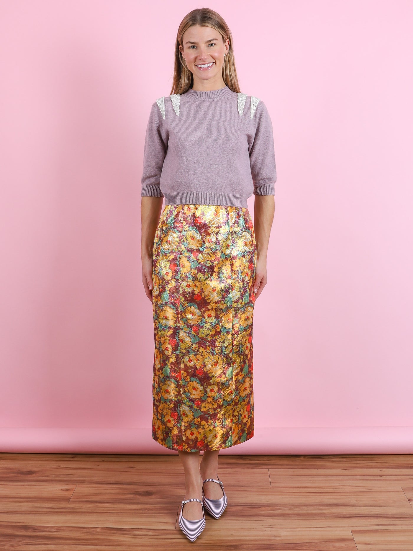 Posy Short Sleeve Sweater