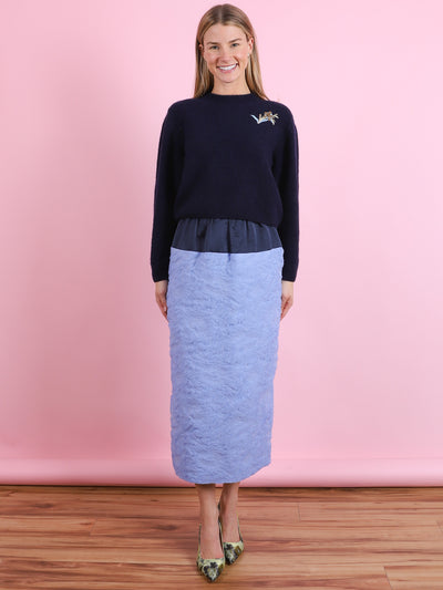 Ria Drop Waist Midi Skirt