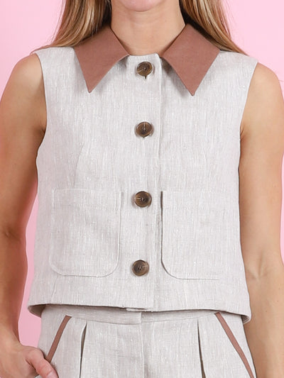 Collared Vest