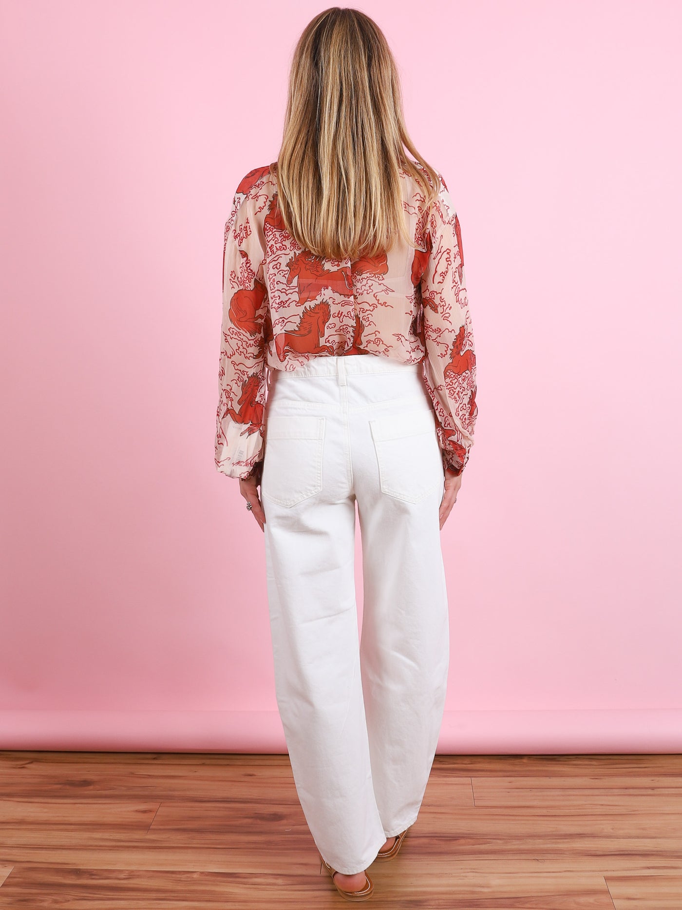 Poet Rouge Pegasus Blouse