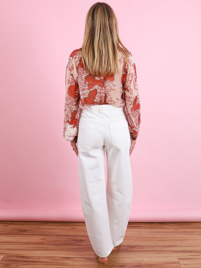 Poet Rouge Pegasus Blouse