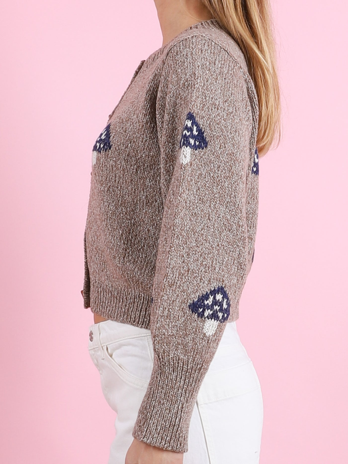 Sammi Champignon Knit Cardigan