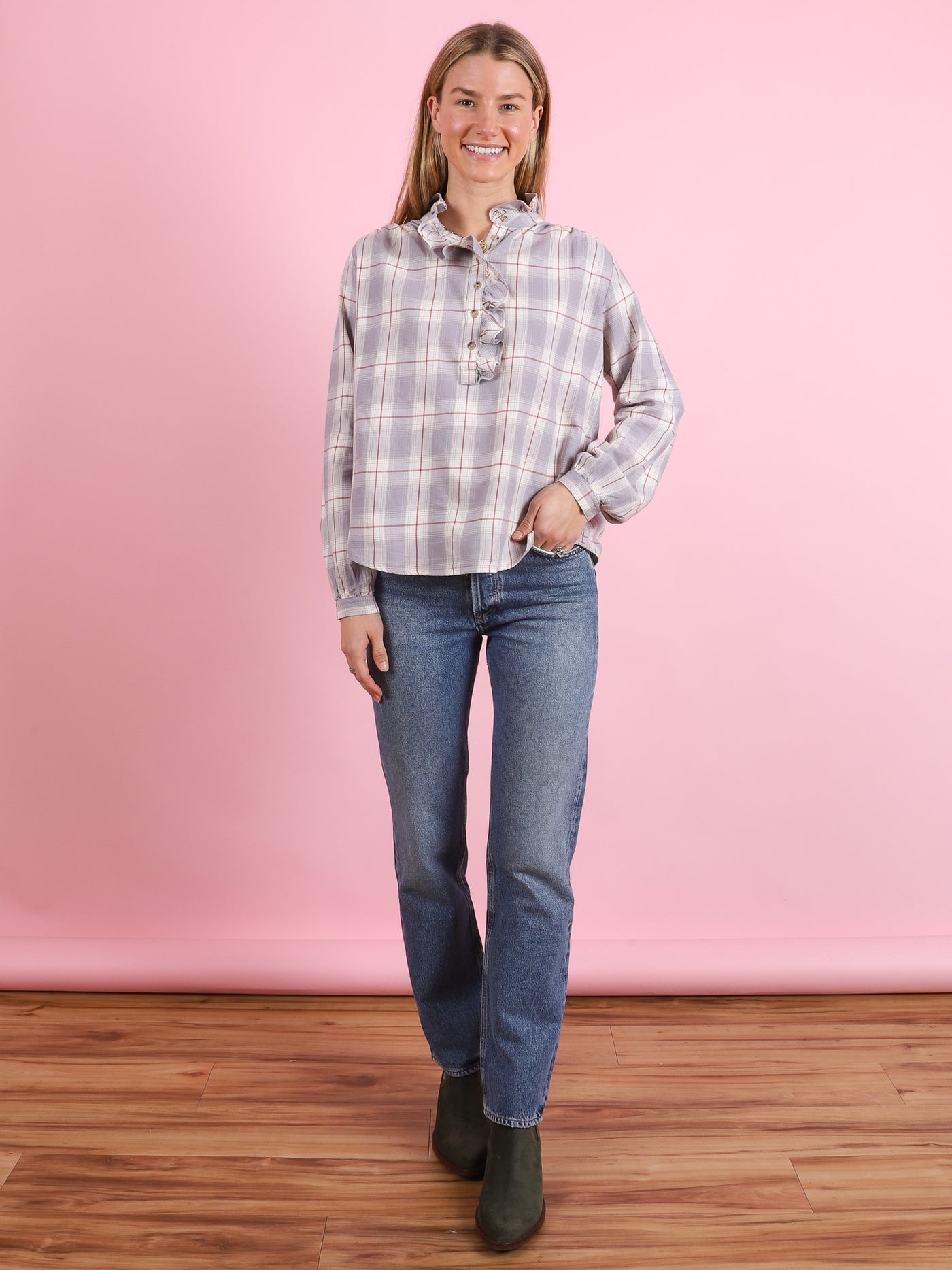 Caspian Top in Grey Mist - CabanaCanary