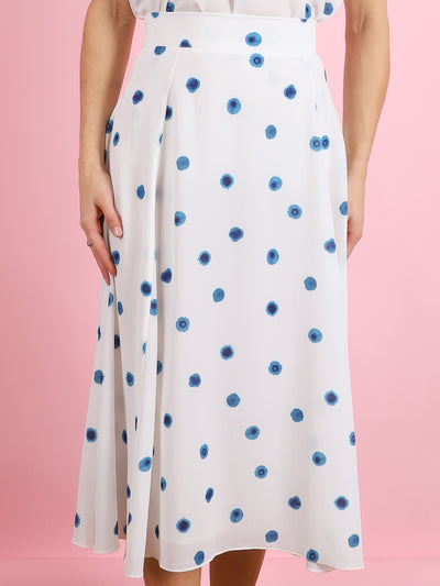 Cross Skirt in Dot