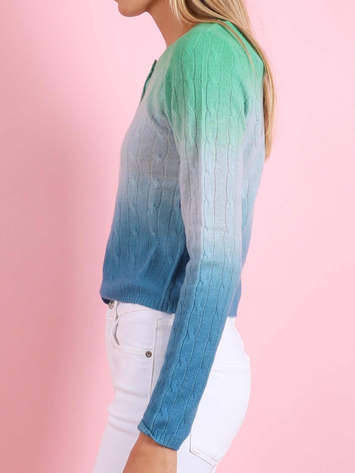 Dip Dye Cardigan