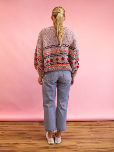 Bobbles Alpaca Bomber Cardigan