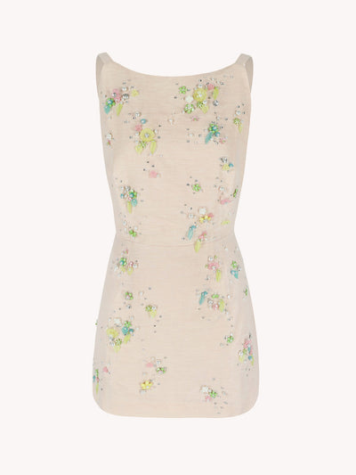 KIMBERLY EMBROIDERED MINI DRESS