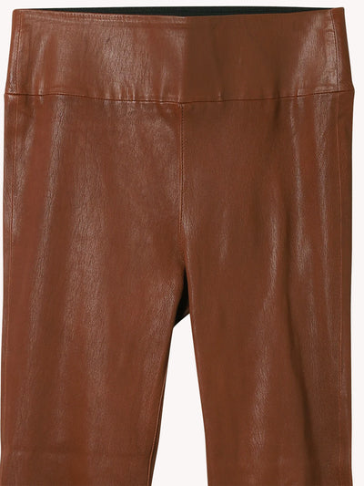 Crop Flare Legging in Cocoa