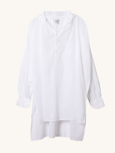White Sheer Voile Tunic