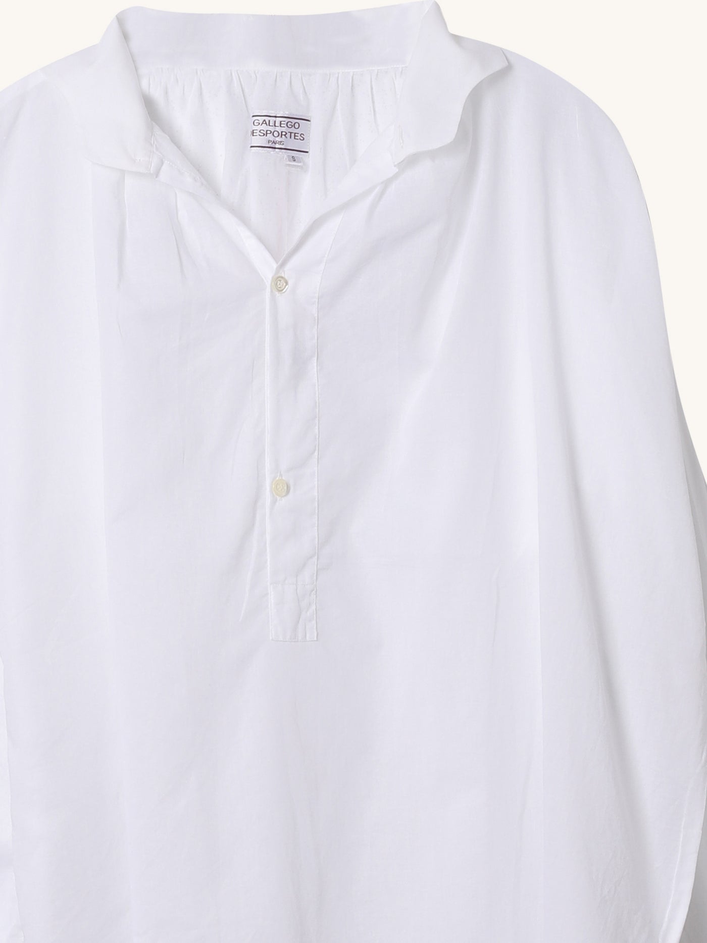 White Sheer Voile Tunic