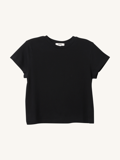 Adine Shrunk Tee in Navy